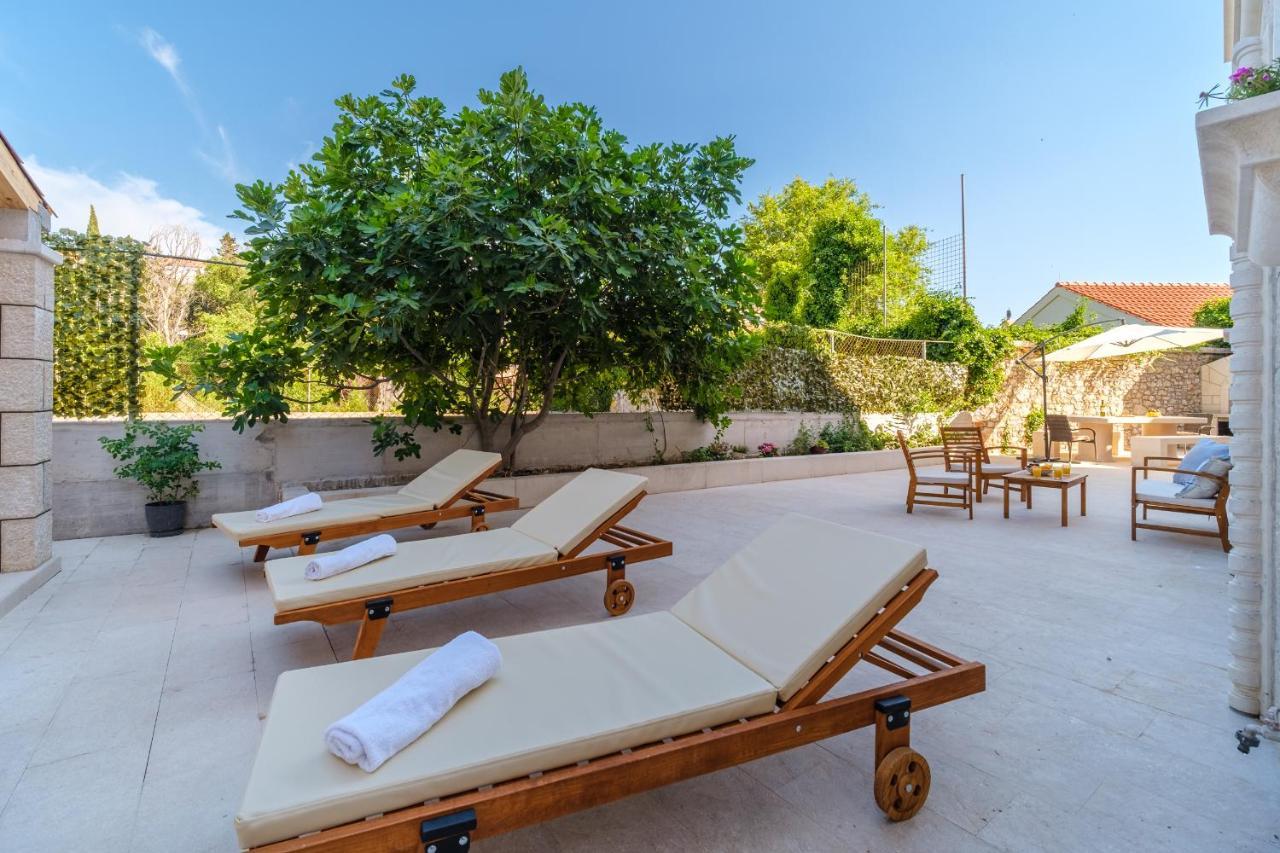 Luxury Stone Villa Nevija 2022 Private Villa Milna  Exterior foto